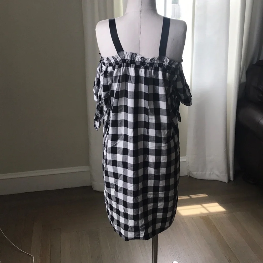 Loft checked dress